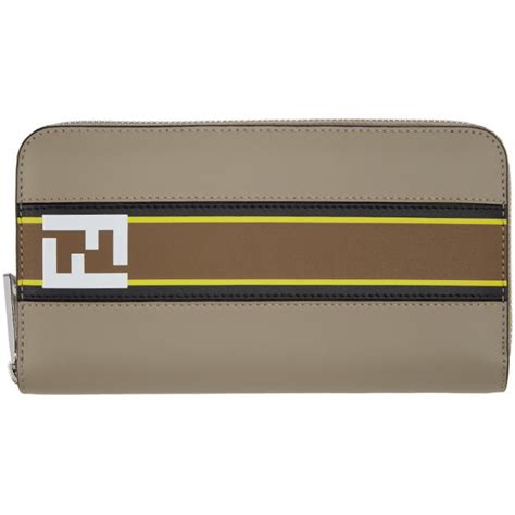 fendi taupe wallet|Fendi handbags on chain.